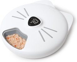 Catit Pixi Smart 6-Meal Cat Feeder, White