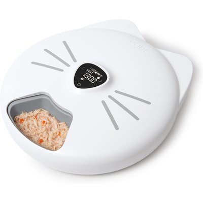 Catit Catit Pixi Smart 6-Meal Cat Feeder, White
