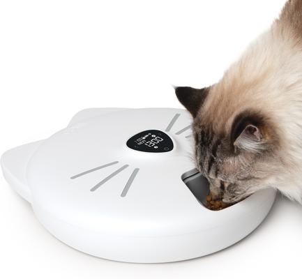 Show full view: Catit Pixi Smart 6-Meal Cat Feeder, White slide 5 of 11