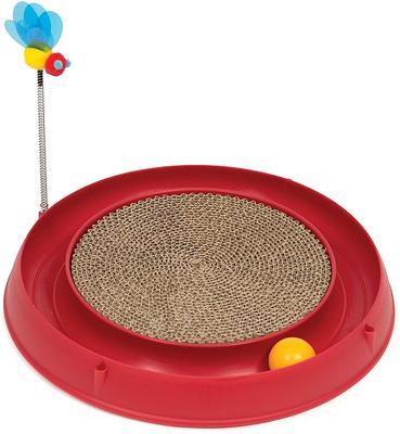 Show full view: Catit Play Scratch Pad Circuit Ball Cat Toy slide 2 of 4