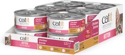 Catit Recipes High-Protein DHA Development Bone Broth Chicken Flavored Wet Kitten Food, 5.5-oz can, 12 count slide 2 of 6