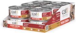 Catit Recipes Weight Control Low-Fat & High-Protein 100% Balanced Meal Chicken Flavored Wet Cat Food, 5.5-oz can, 12 count slide 2 of 6