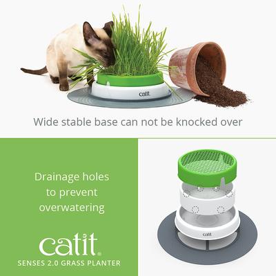 Show full view: Catit Senses 2.0 Cat Grass Planter slide 4 of 10