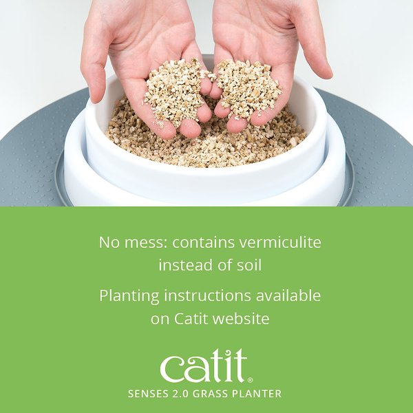Show full view: Catit Senses 2.0 Cat Grass Planter slide 5 of 10