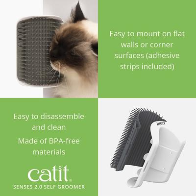 Show full view: Catit Senses 2.0 Self Groomer Cat Brush, 1 count slide 3 of 8