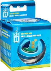 Catit Treat Ball Cat Toy, Blue slide 2 of 4