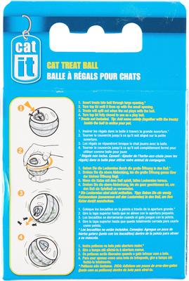 Show full view: Catit Treat Ball Cat Toy, Blue slide 4 of 7