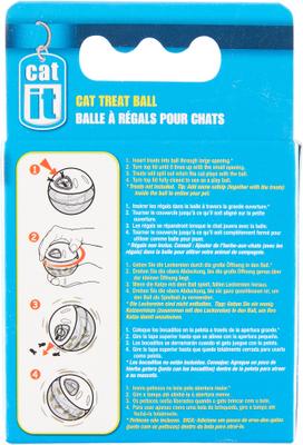 Show full view: Catit Treat Ball Cat Toy, Pink slide 4 of 7