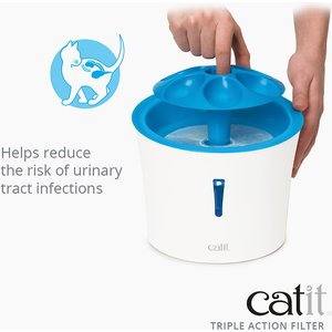 Catit Triple Action Pet Fountain Filter, 5 pack