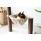 Show in main carousel: Catry 28-in Cozy Cat Tree with Hammock & Paper Rope Scratching Posts slide 5 of 7