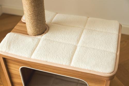 Show full view: Catry 29.7-in Modern Jute Cat Tree & Condo slide 7 of 10