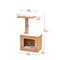 Show in main carousel: Catry 29.7-in Modern Jute Cat Tree & Condo slide 8 of 10