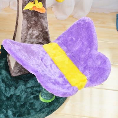 Show full view: Catry 31.1-in Mushroom Condo, Perch, Scratch Posts Cat Tree, Pink slide 6 of 10