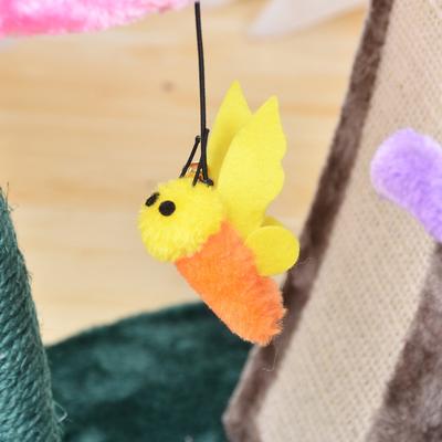 Show full view: Catry 31.1-in Mushroom Condo, Perch, Scratch Posts Cat Tree, Pink slide 7 of 10