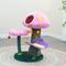 Show in main carousel: Catry 31.1-in Mushroom Condo, Perch, Scratch Posts Cat Tree, Pink slide 2 of 10