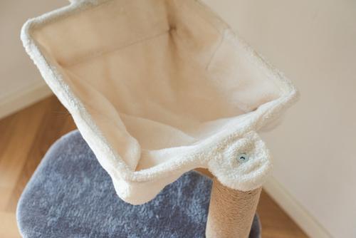 Show full view: Catry 42.1-in Oak 7-Level Cat Tree with Jute Scratching Posts & Cozy Hammock slide 7 of 9