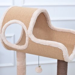 Catry 5 Level with Perch 49-in Polyester Cat Tree, Beige, Large slide 2 of 8