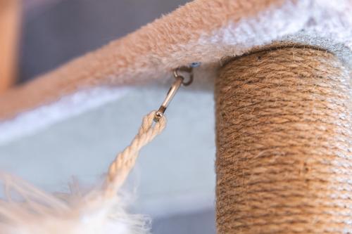 Show full view: Catry 75-in Scratching Posts Condo Cat Tree, Beige slide 6 of 10