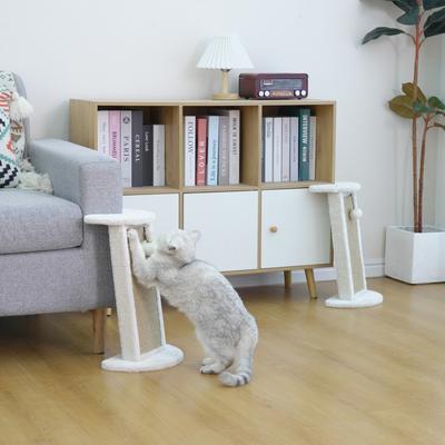 Show full view: Catry Sofa Corner Protector 17-in Polyester with Cher Cat Scratching Pad, White, 2 count slide 1 of 8