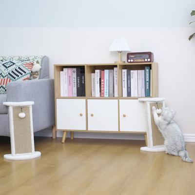 Show full view: Catry Sofa Corner Protector 17-in Polyester with Cher Cat Scratching Pad, White, 2 count slide 2 of 8