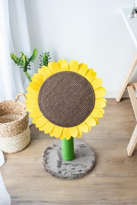 Show full view: Catry Sunflower 23.2-in Sisal Cat Scratching Post with Toy slide 3 of 10