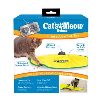 Show full view: Cat's Meow Motorized Chaser Cat Toy, One Size slide 1 of 9