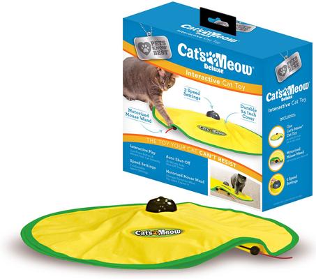 Show full view: Cat's Meow Motorized Chaser Cat Toy, One Size slide 2 of 9