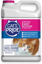 Cat's Pride Easy Scoop Lightweight Scented Clumping Cat Litter, 10-lb jug