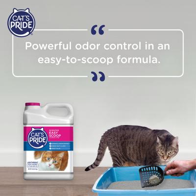 Show full view: Cat's Pride Easy Scoop Lightweight Scented Clumping Cat Litter, 10-lb jug slide 7 of 9