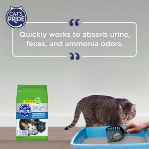 Cat's Pride Max Power Total Odor Control Unscented Clumping Cat Litter, 24-lb bag