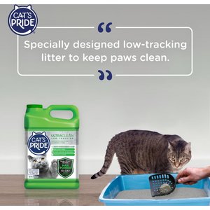 Cat's Pride Max Power UltraClean Low-Tracking Multi-Cat Clumping Litter, Unscented, 15-lb jug