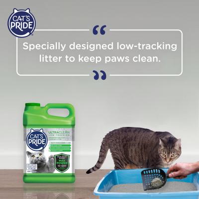 Show full view: Cat's Pride Max Power UltraClean Low-Tracking Multi-Cat Clumping Litter, Unscented, 15-lb jug slide 6 of 9