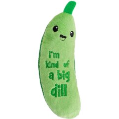 Catstages Crunchy Pickle Kicker Plush Cat Toy with Catnip
