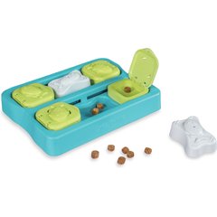 Catstages Kitty Cube Cat Treat Puzzle Toy, Blue