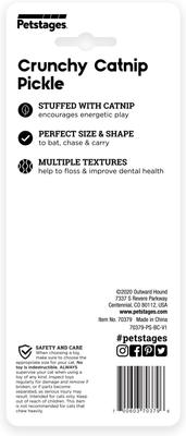 Show full view: Catstages Straw-Babies Catnip Dental + Crunchy Pickle Kicker Plush Cat Toy with Catnip slide 7 of 10