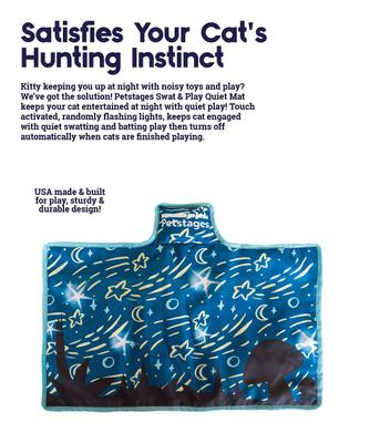 Show full view: Catstages Swat & Play Quiet Mat Cat Toy slide 2 of 8