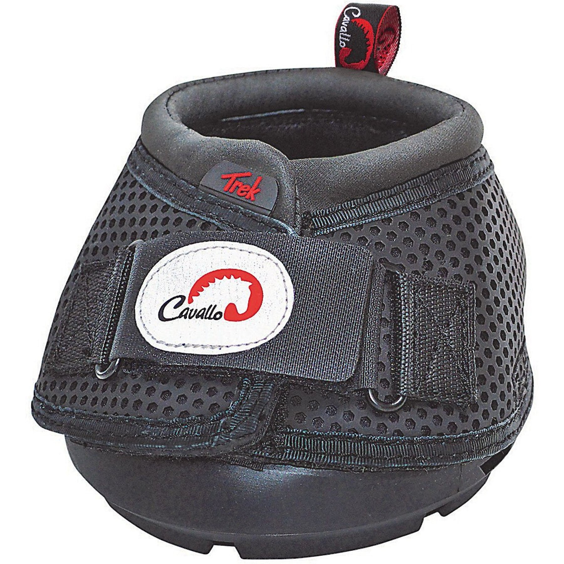 Cavallo Trek Regular Sole Horse Hoof Boots, Black, 1