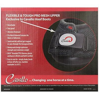 Show full view: Cavallo Trek Regular Sole Horse Hoof Boots, Black, 1 slide 6 of 8