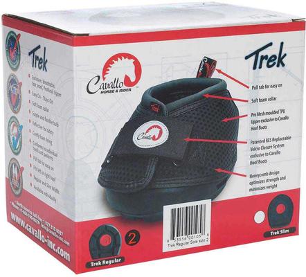 Show full view: Cavallo Trek Regular Sole Horse Hoof Boots, Black, 3 slide 5 of 5