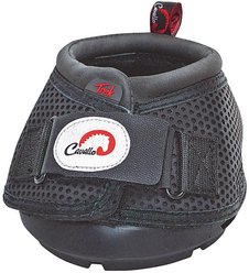 Cavallo Trek Regular Sole Horse Hoof Boots, Black, 4
