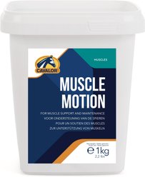 Cavalor Muscle Motion Powder Horse Muscle Supplement, 1-kg pail