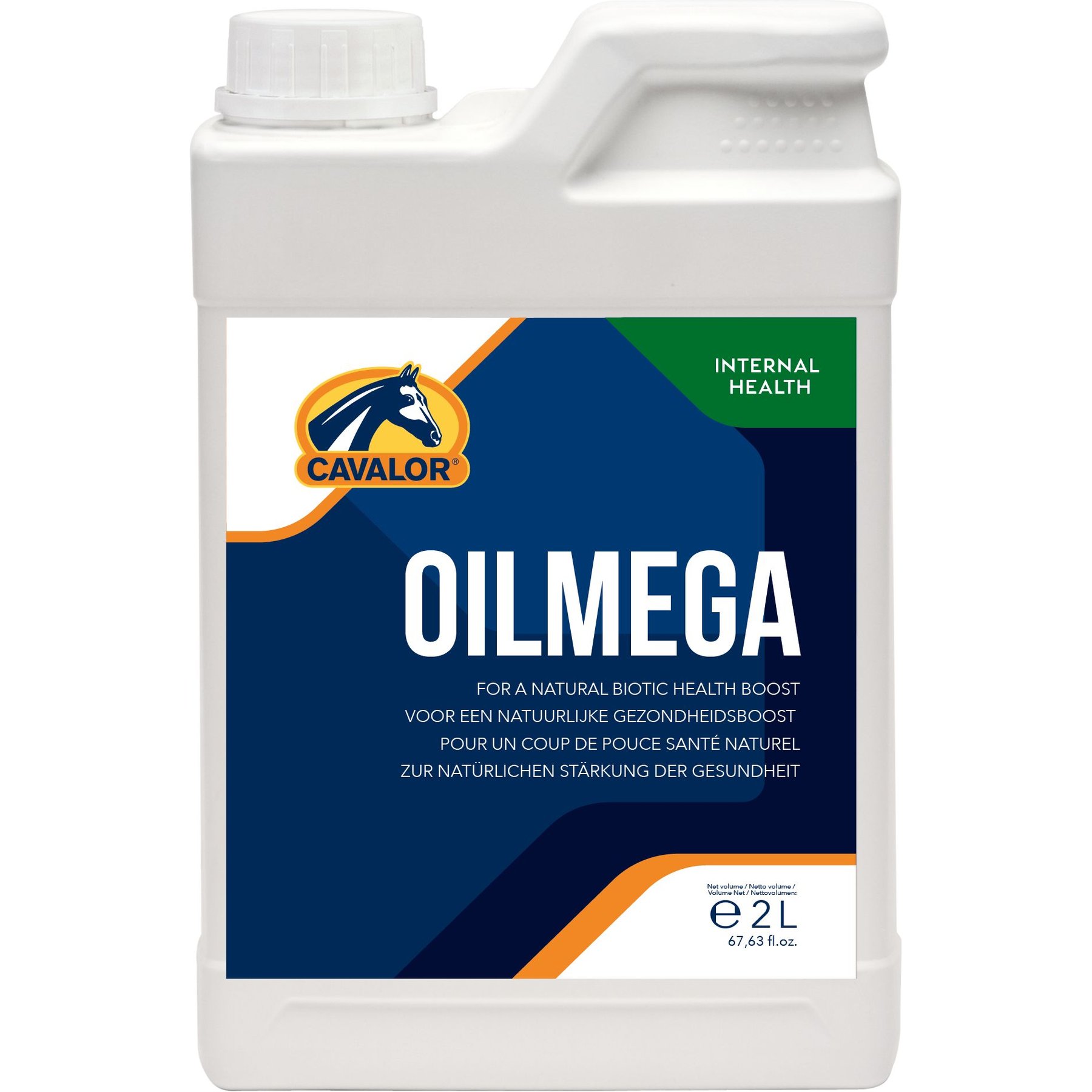 Cavalor OilMega Liquid Horse Supplement, 2-L bottle