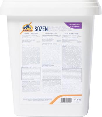 Show full view: Cavalor Sozen Calming Powder Horse Supplement, 400-gram tub slide 2 of 3