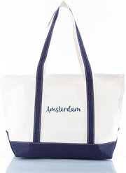 CB Station Personalized Canvas Pet Carrier, Navy