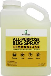 Cedarcide Lemongrass All-Purpose Dog & Cat Bug Spray, 128-fl oz bottle