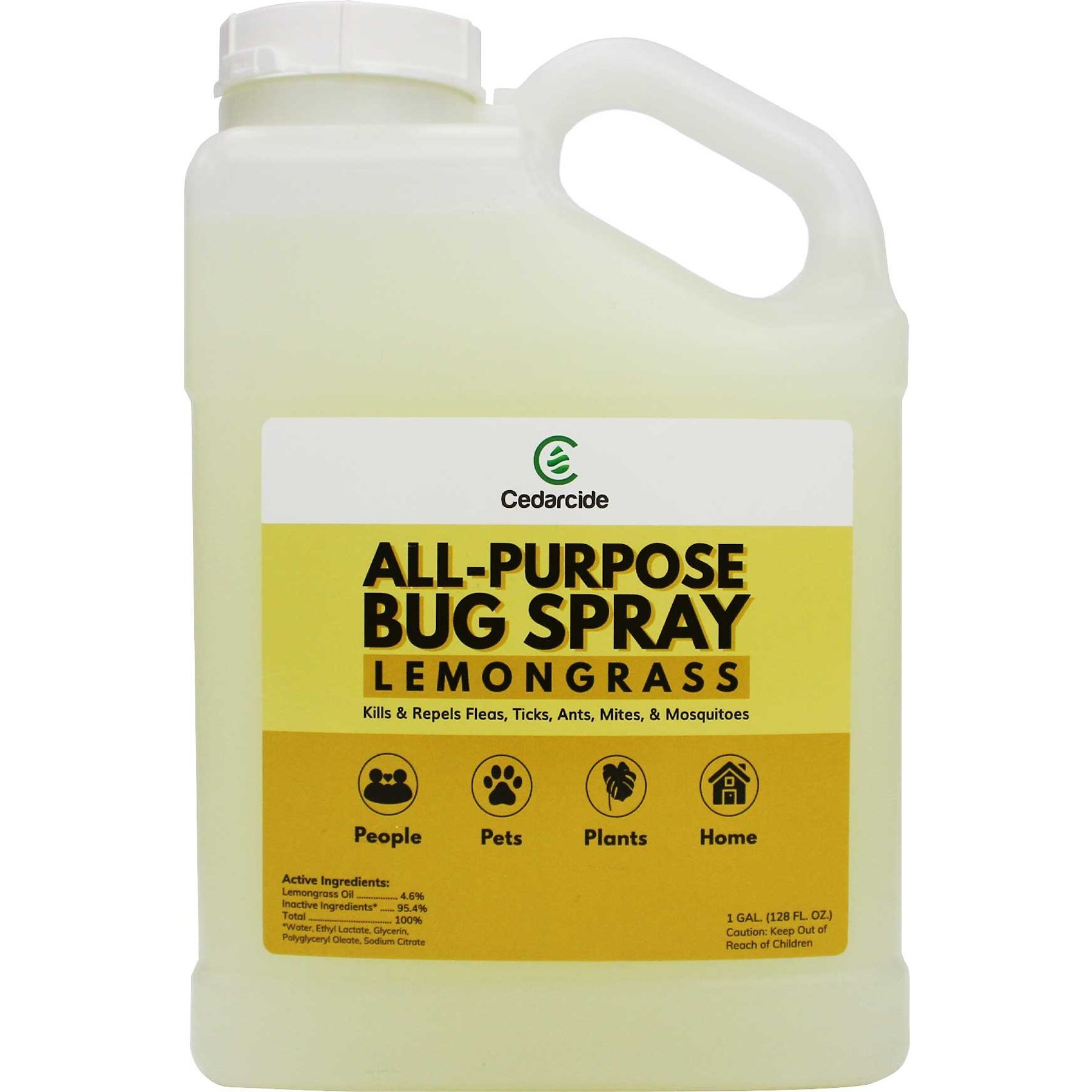 Cedarcide Lemongrass All-Purpose Dog & Cat Bug Spray, 128-fl oz bottle