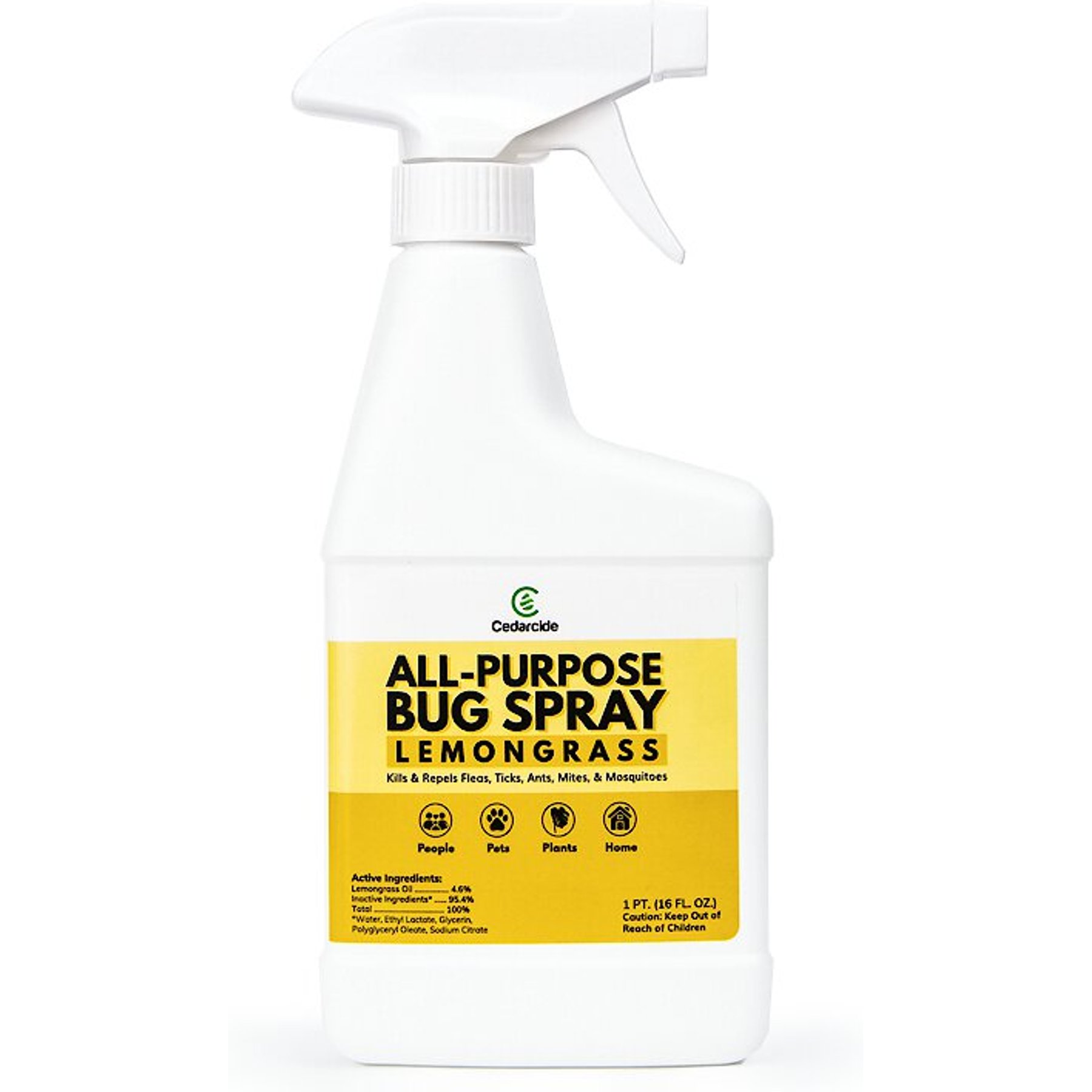 Cedarcide Lemongrass All-Purpose Dog & Cat Bug Spray, 16-fl oz bottle