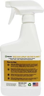 Show full view: Cedarcide Lemongrass All-Purpose Dog & Cat Bug Spray, 16-fl oz bottle slide 2 of 4