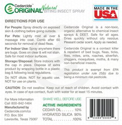 Cedarcide Original Biting Insect Dog & Cat Spray, 1-fl oz bottle slide 2 of 2