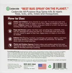 Cedarcide Peppermint All-Purpose Dog Bug Spray, 16-fl oz bottle slide 2 of 2